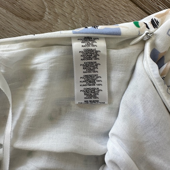 ANTHROPOLOGIE HARLYN BATHING BEAUTIES PLEATED SKIRT - Picture 4 of 4